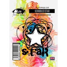 Visible Image Clear Stamps - Scribbled Star